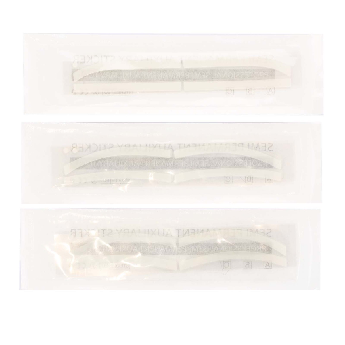Hi Brow Airbrush Brow Disposable Stencils - 30 pairs (10 of each style)