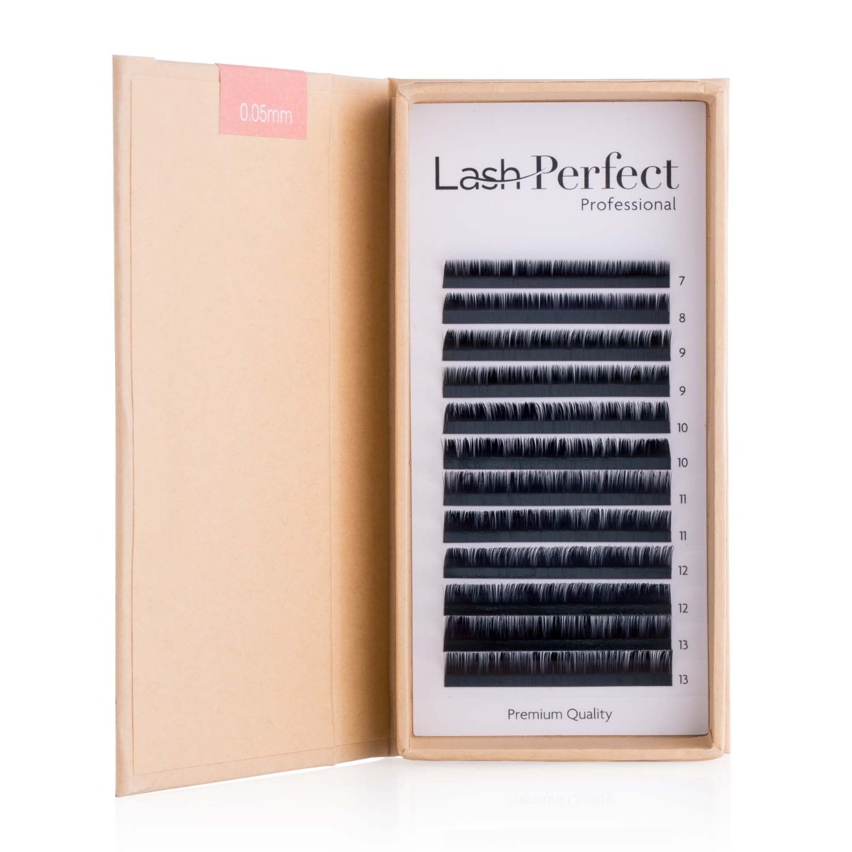 Russian Lashes Mixed Tray - C Curl, 0.05