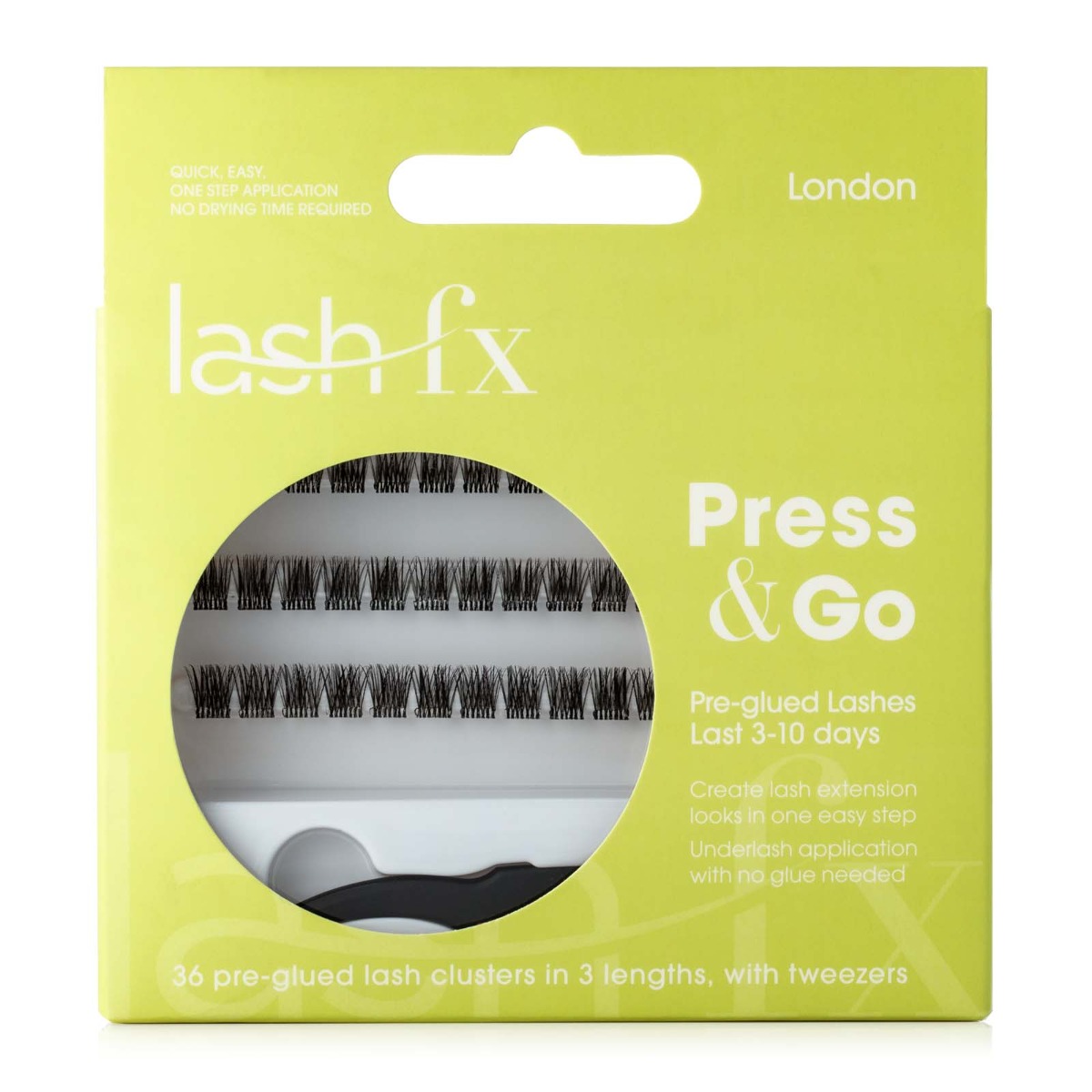 Lash FX Press & Go Pre-Glued Cluster Lashes - London