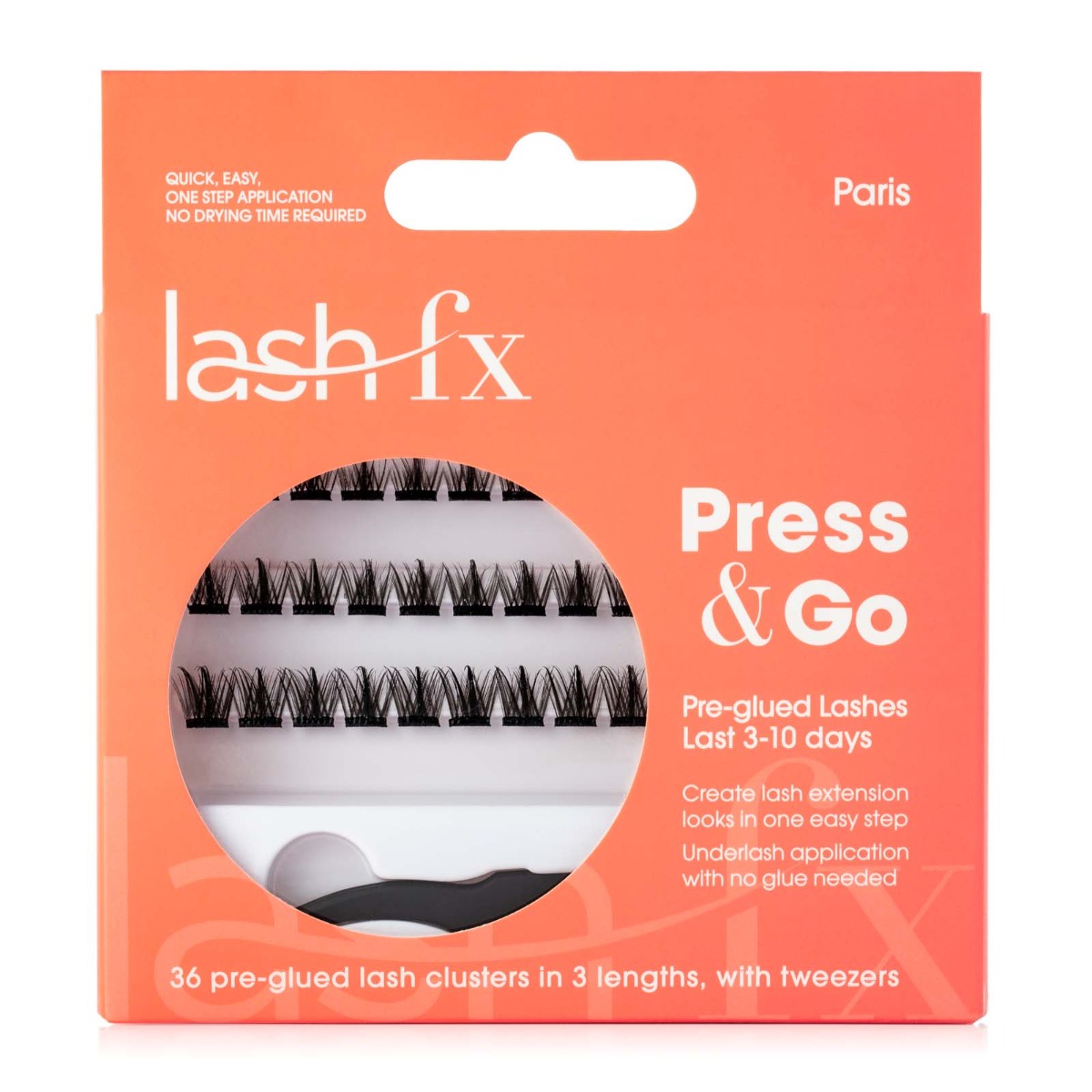 Lash FX Press & Go Pre-Glued Cluster Lashes - Paris