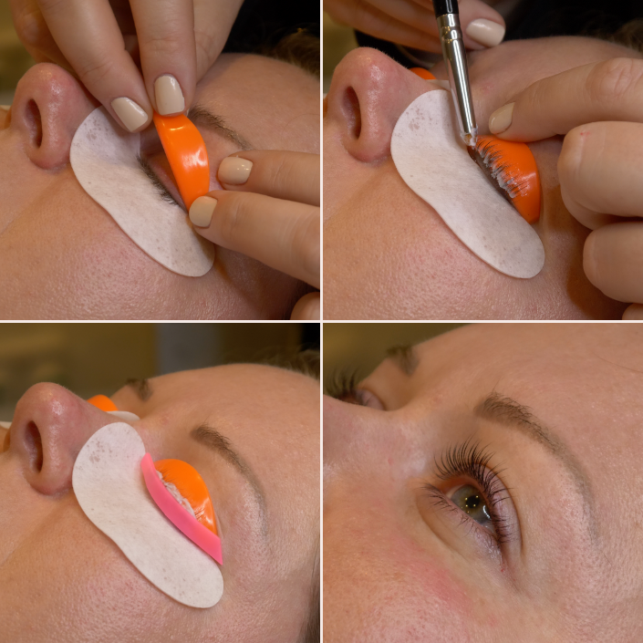 Lash Lift Step By Step Images